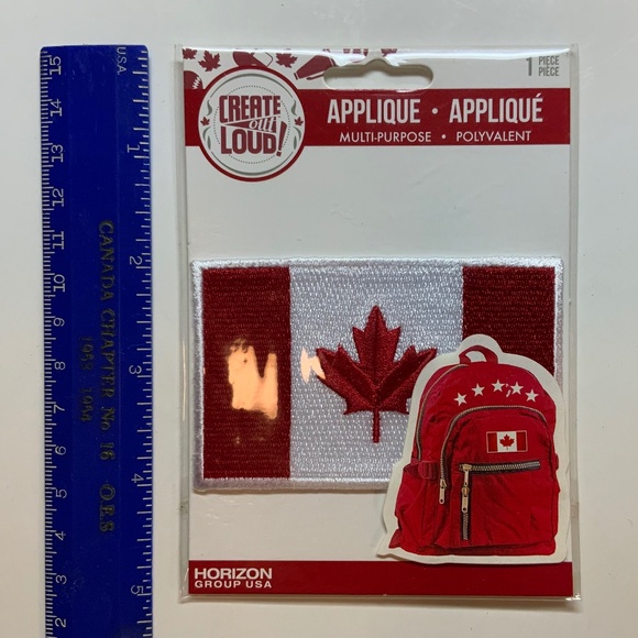 Horizon Group USA Other - FREE w/purchase - Canadian flag appliqué embroidered iron-on patch.